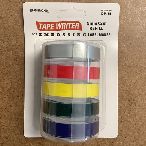 Penco tape writer refill for embossing label maker