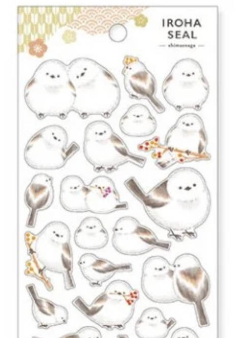 Iroha Sticker Long-Tailed Tit