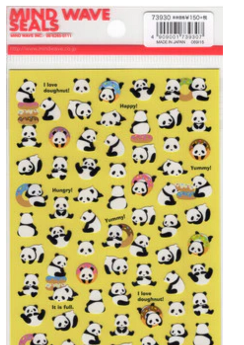 Sticker Putit Donut Panda