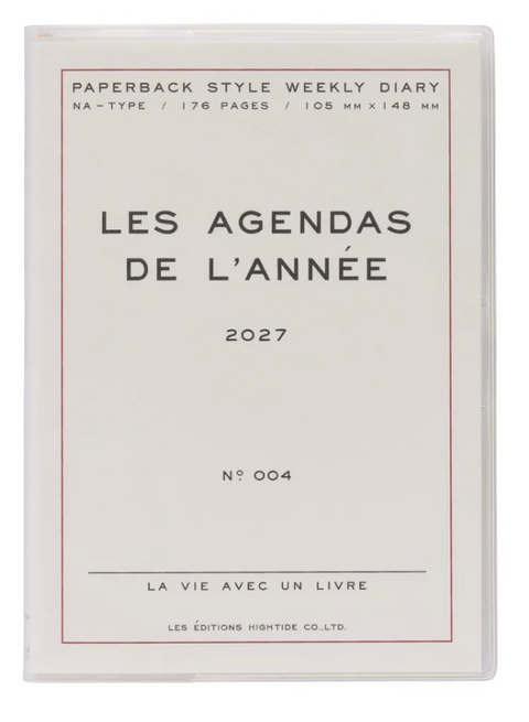 Hightide Weekly Planner Les Agenda de L'Année