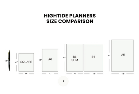 Hightide Weekly Planner Les Agenda de L'Année