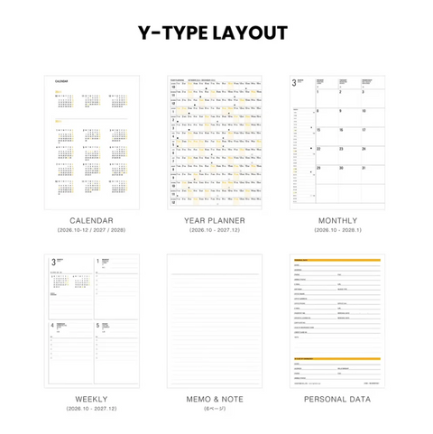 Hightide 2027 Weekly Planner Iris B6